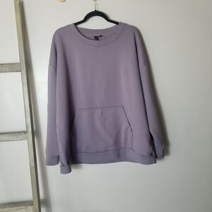 MONDETTA GRAY PURPLE SWEATSHIRT SIZE 2X